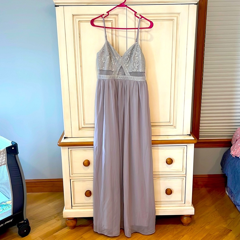 Pink Lily gray dress